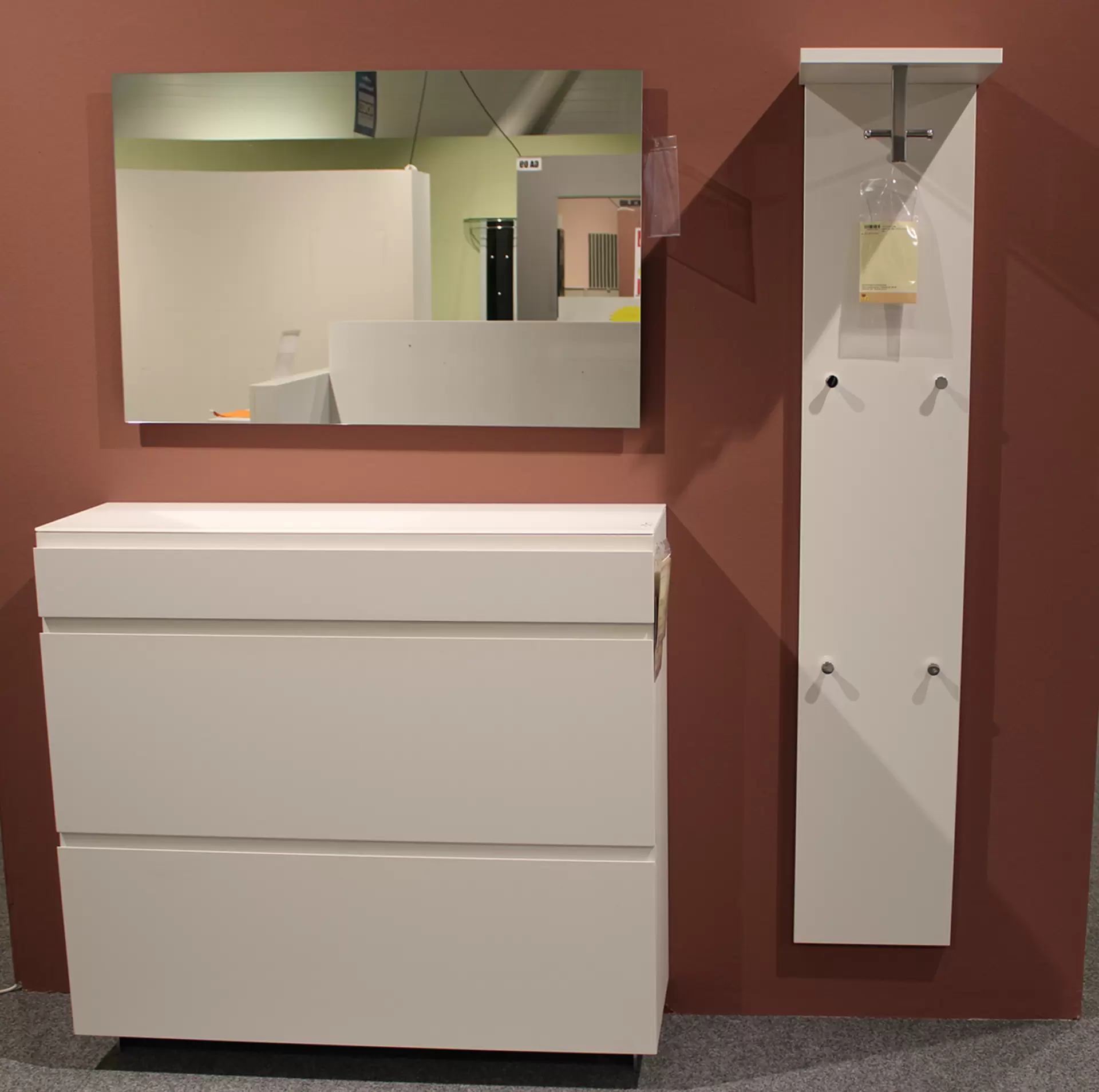 Garderobe GARDA Weiß matt