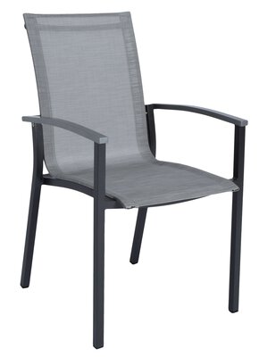 Bild von Stapelstuhl Kunststoff grau ca. 56 x 96 x 65 cm