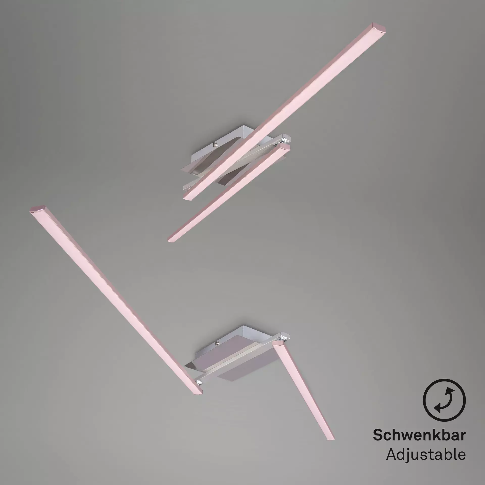 Deckenleuchte STAFF Briloner Metall 143 x 6 x 12 cm