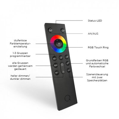2. Bild von Smart-Home-Leuchten LED Fernbedienung weiß