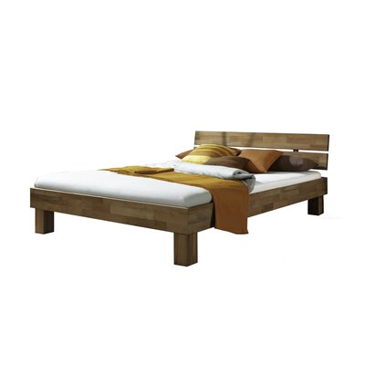 Bild von Bett ca. 200 x 75 x 140 cm Dreamoro braun