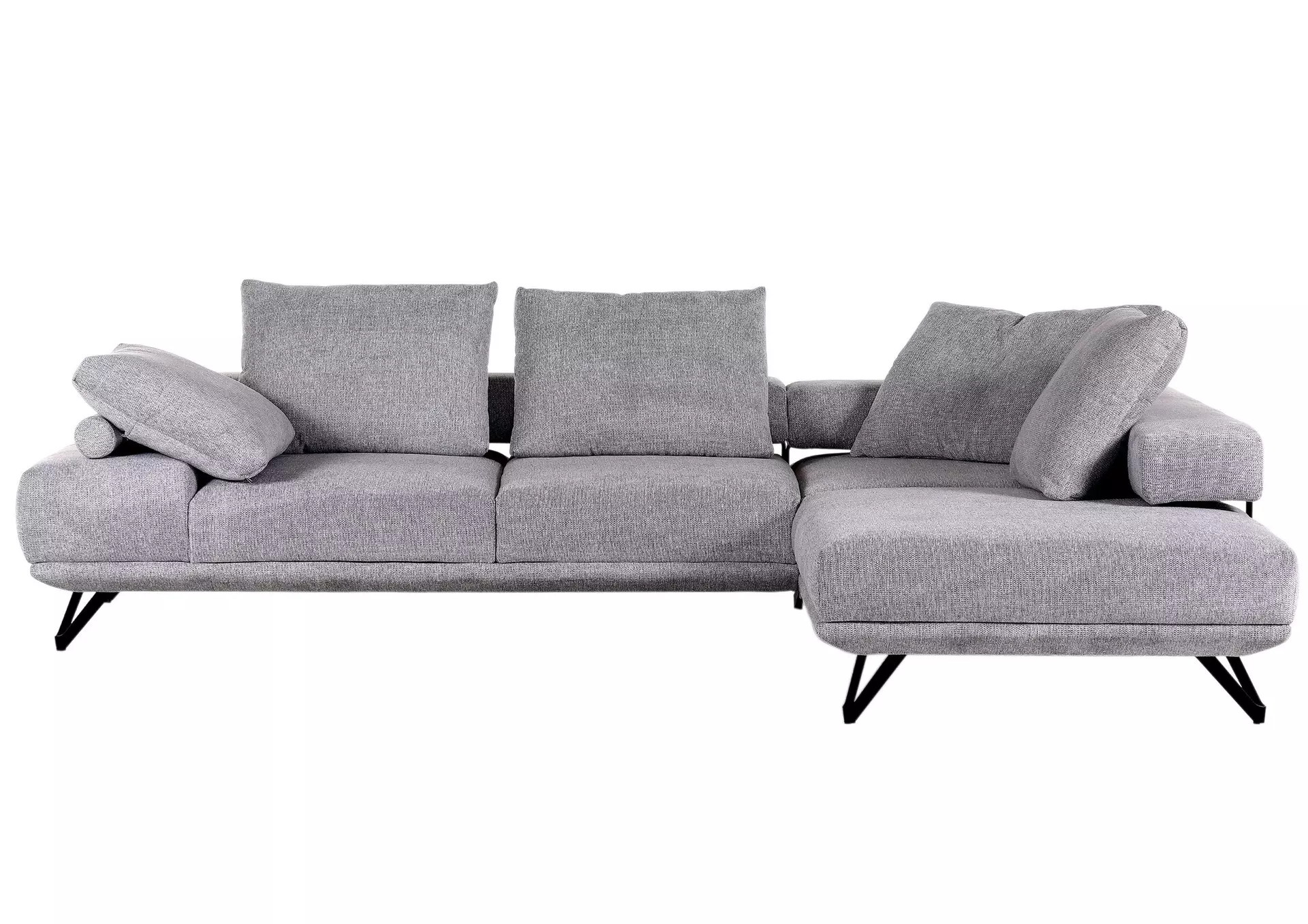 | Gutmann grau Möbel Polyester Factory Ecksofa Inhofer