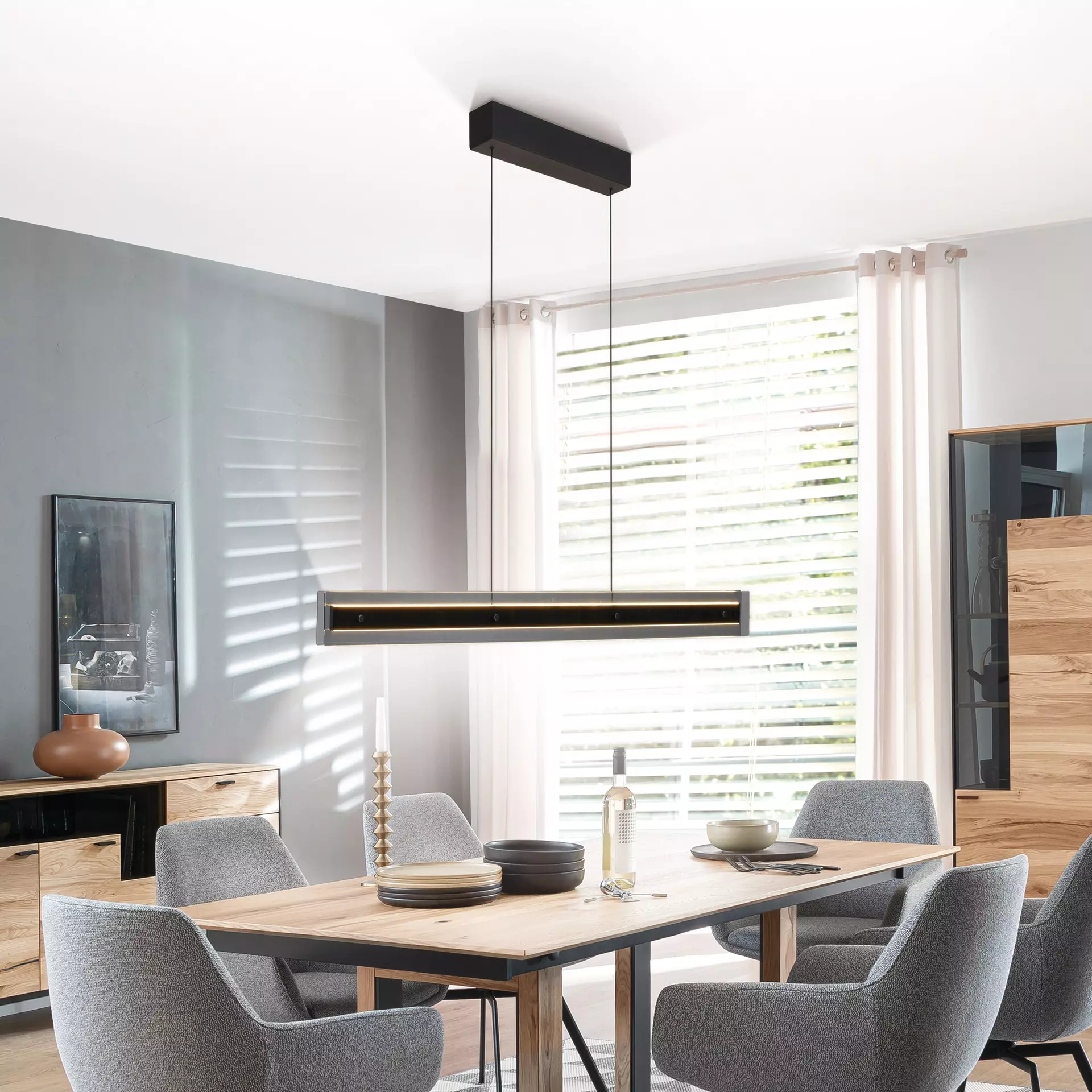 Hängeleuchte SW LENA SCHÖNER WOHNEN-Kollektion Metall 8 x 200 x 105 cm