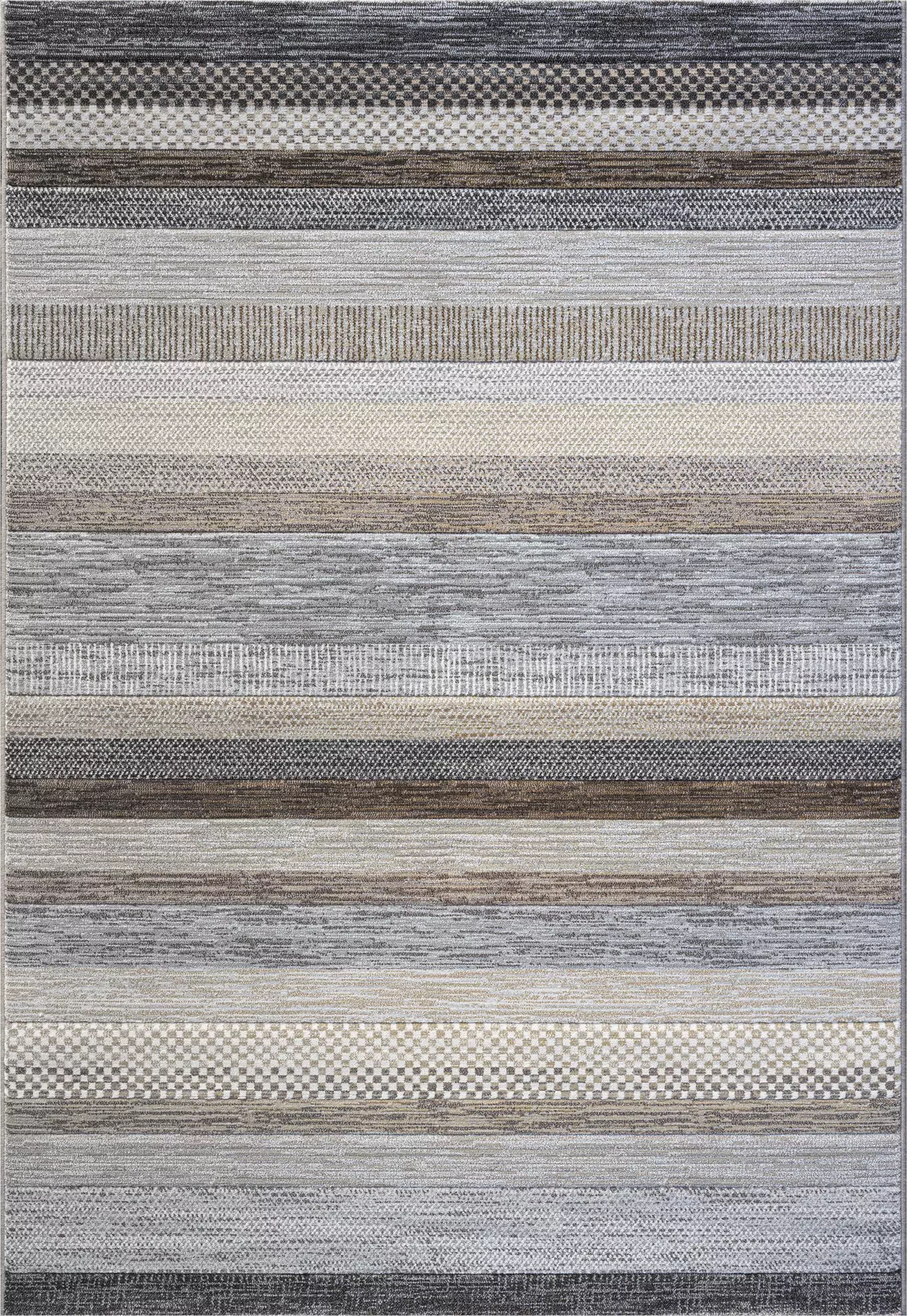 Maschinenwebteppich Argentum Ragolle Textil 120 x 1 x 170 cm