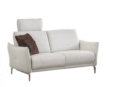 Bild von Sofa 2,5-Sitzer Polyester weiß Ponsel