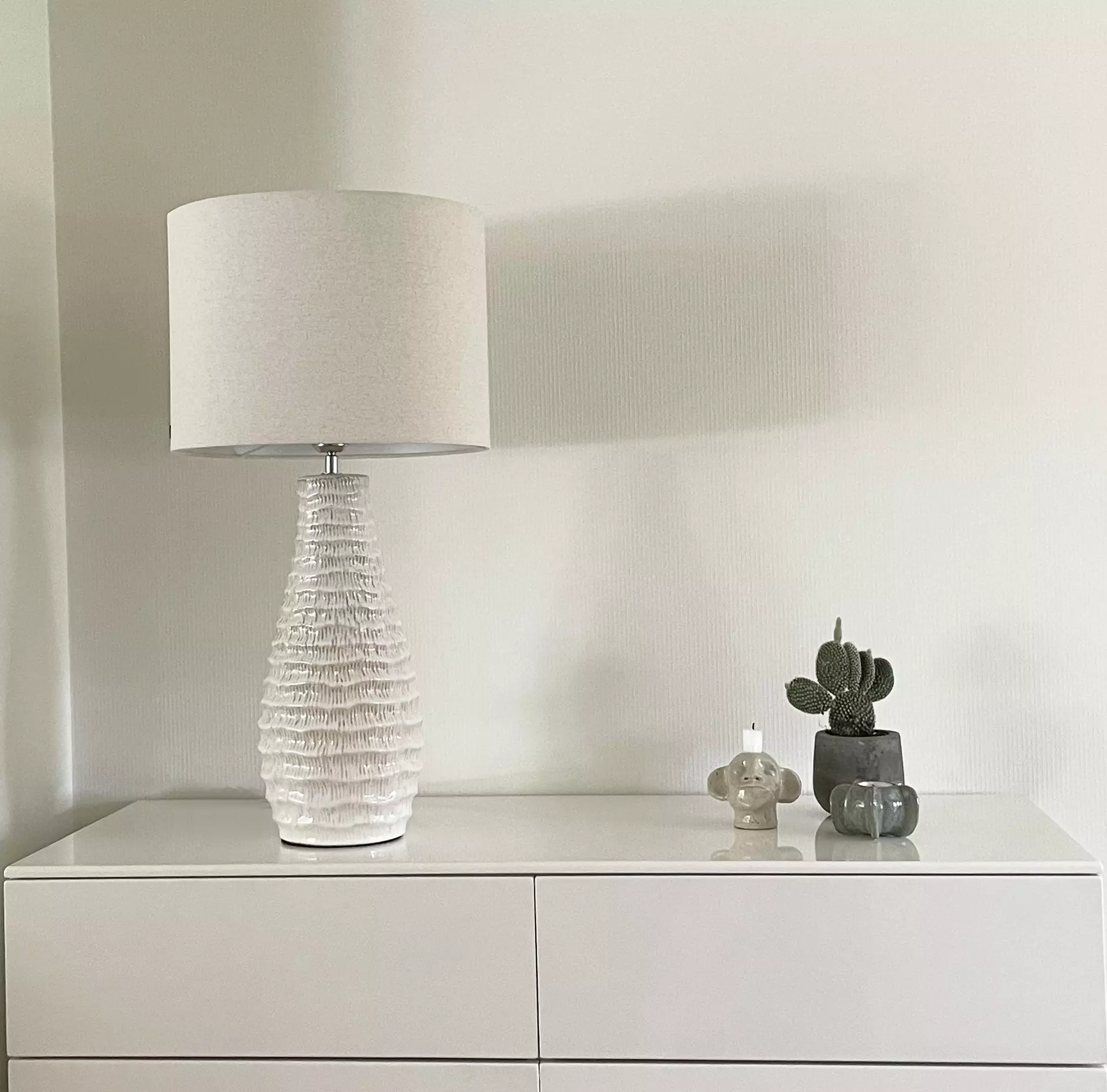 Tischleuchte BARTHA BY RYDENS Naturmaterialien 38 x 74 x 38 cm