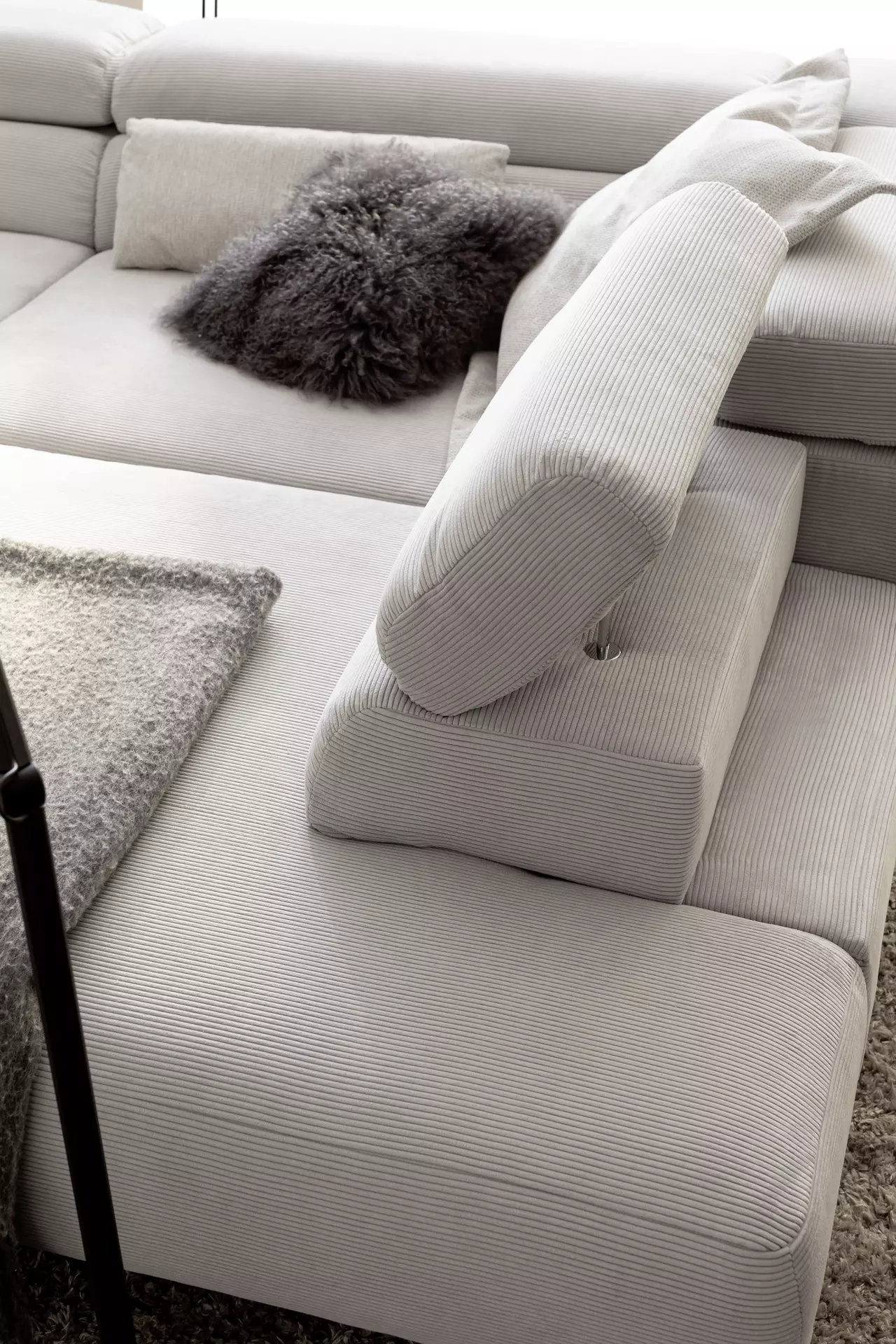 Polstergarnitur SPRING MOVE LASCONDO Textil 223 x 75 x 293 cm