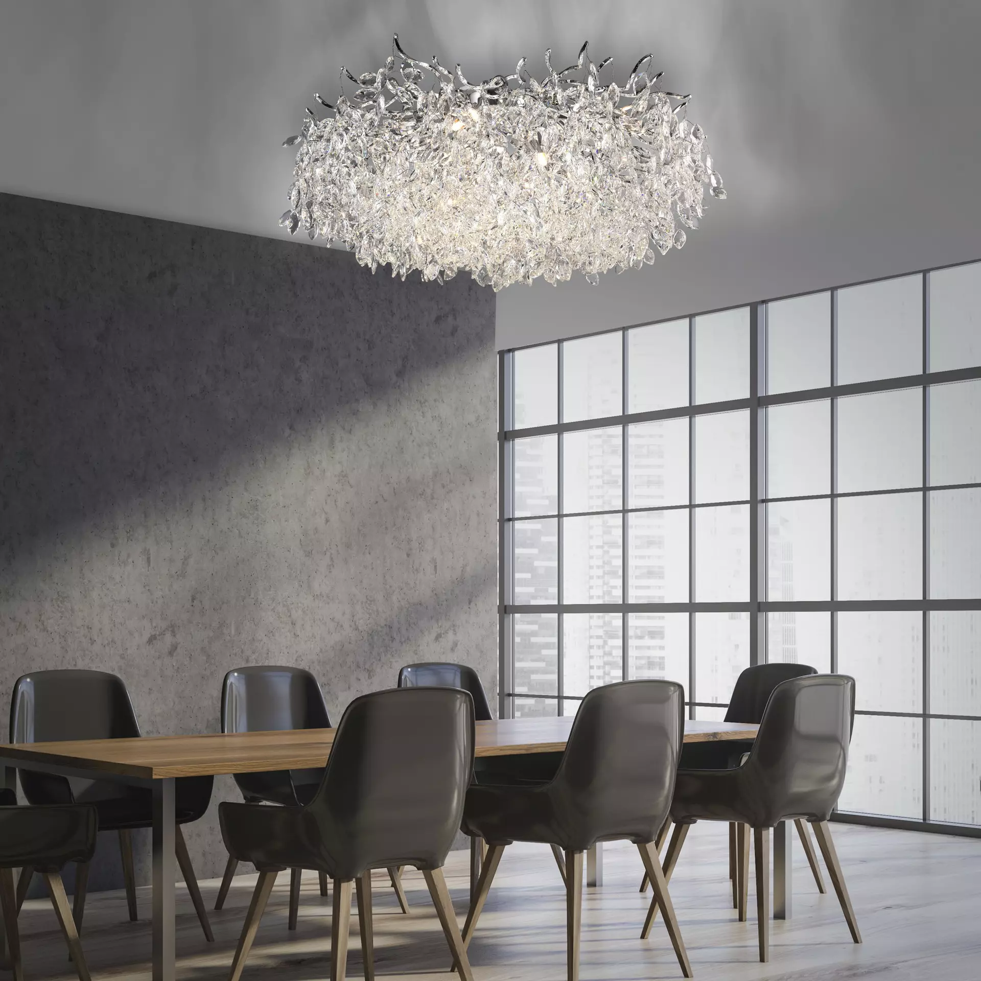 Deckenleuchte RICICLE Paul Neuhaus Metall 80 x 37 x 80 cm