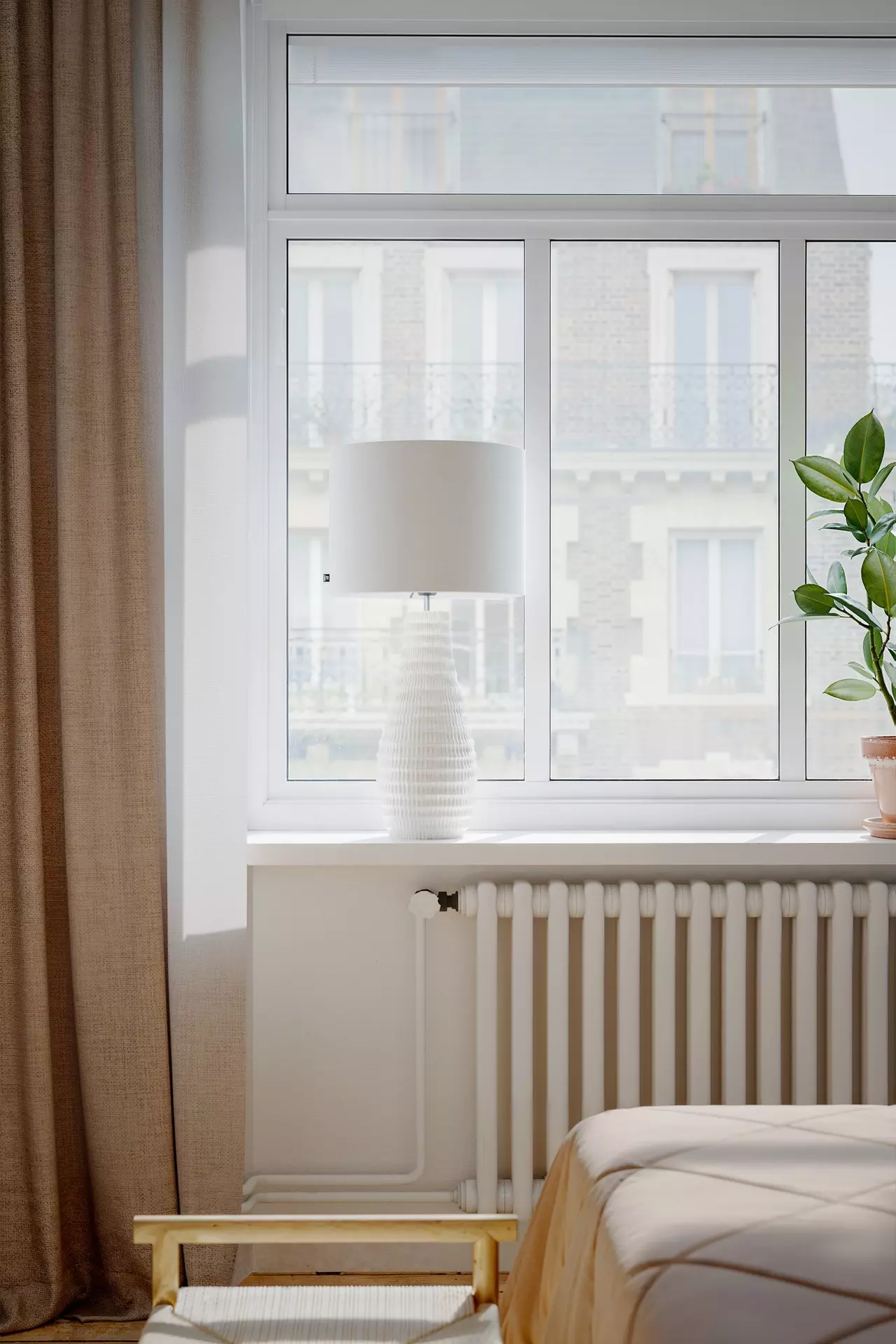 Tischleuchte BARTHA BY RYDENS Naturmaterialien 38 x 74 x 38 cm