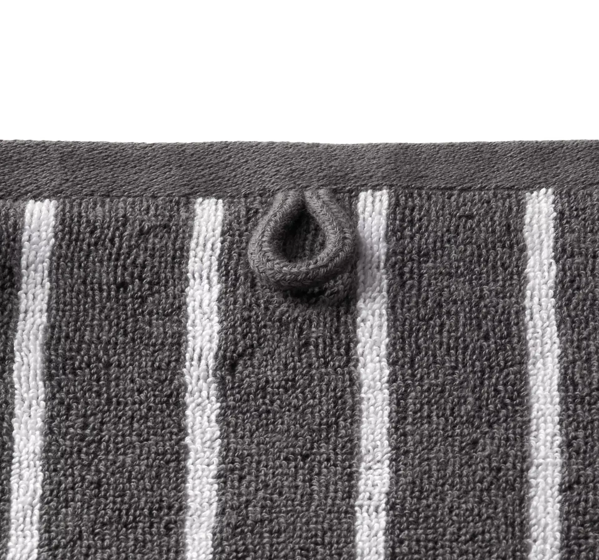 Duschtuch Needlestripe Musterring Textil 70 x 140 cm