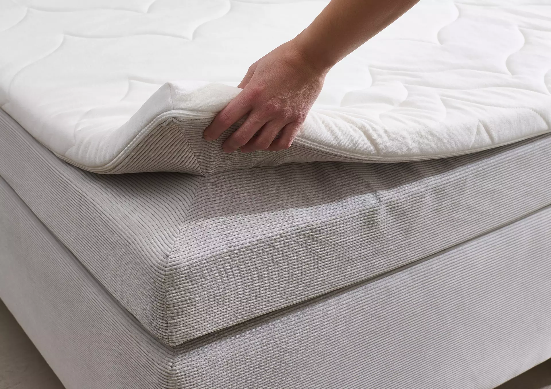 Boxspringbett BX2620 Sun Garden Textil 140 x 105 x 208 cm