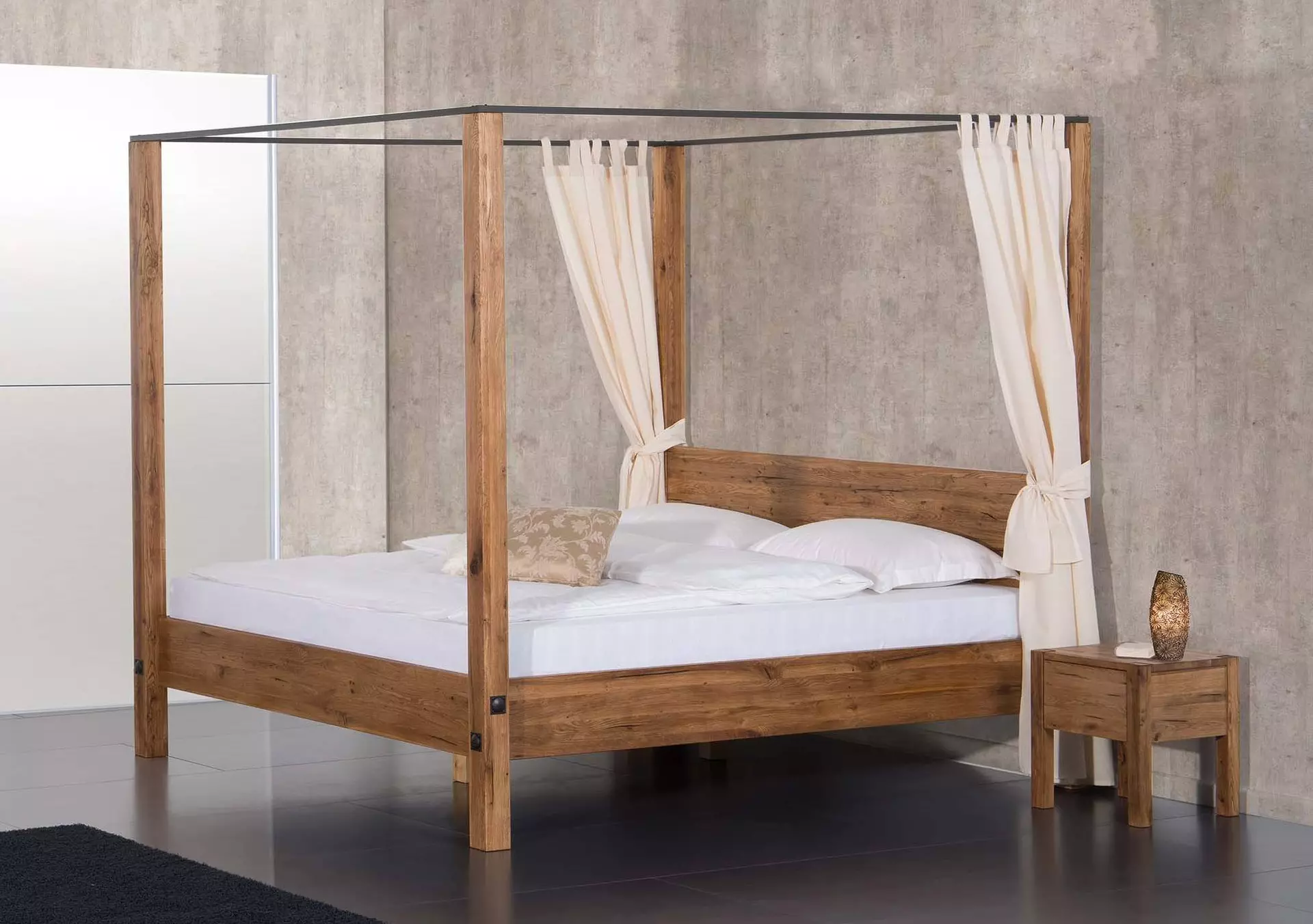 Bett PORTO ALEGRE Modular Holz 180 x 200 cm