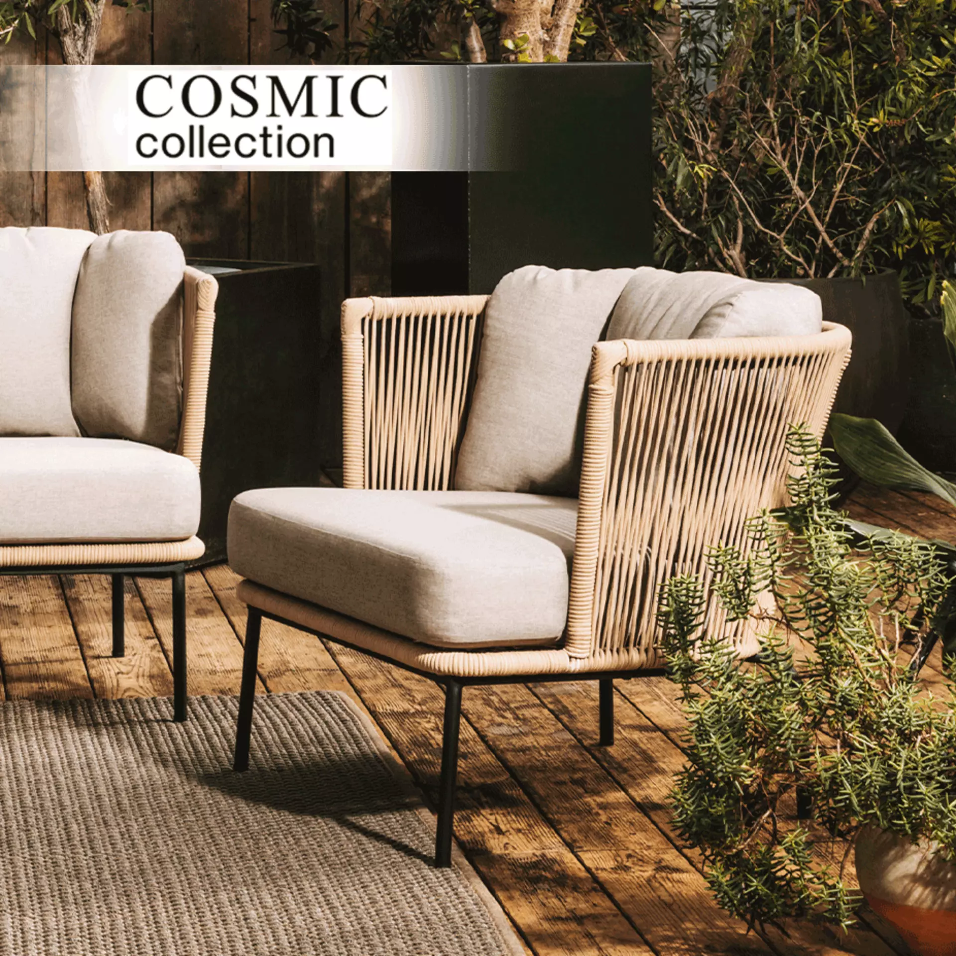 Cosmic Collection - stylische Gartenmöbel für das Leben im Freien