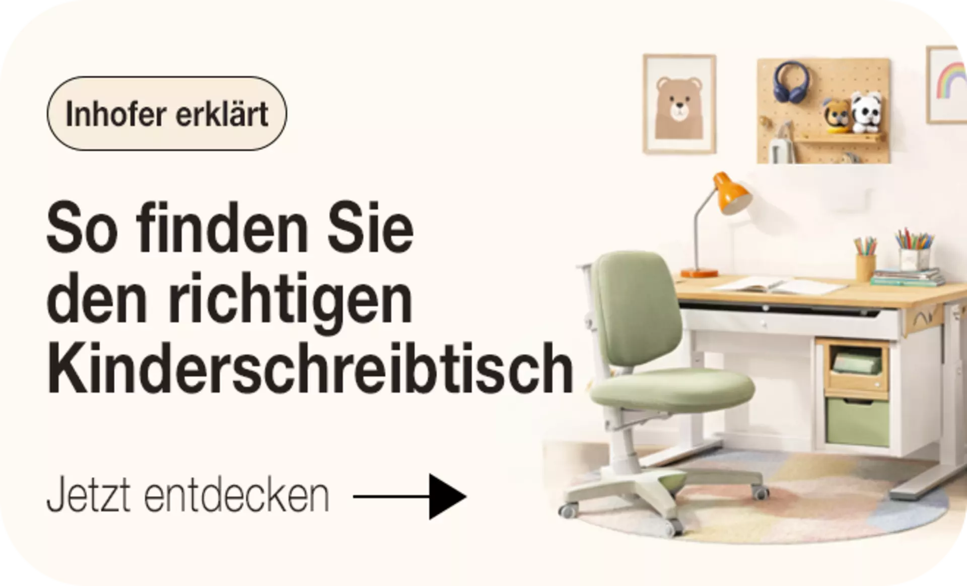 Jetzt inspirieren lassen und den richtigen Kinderschreibtisch finden