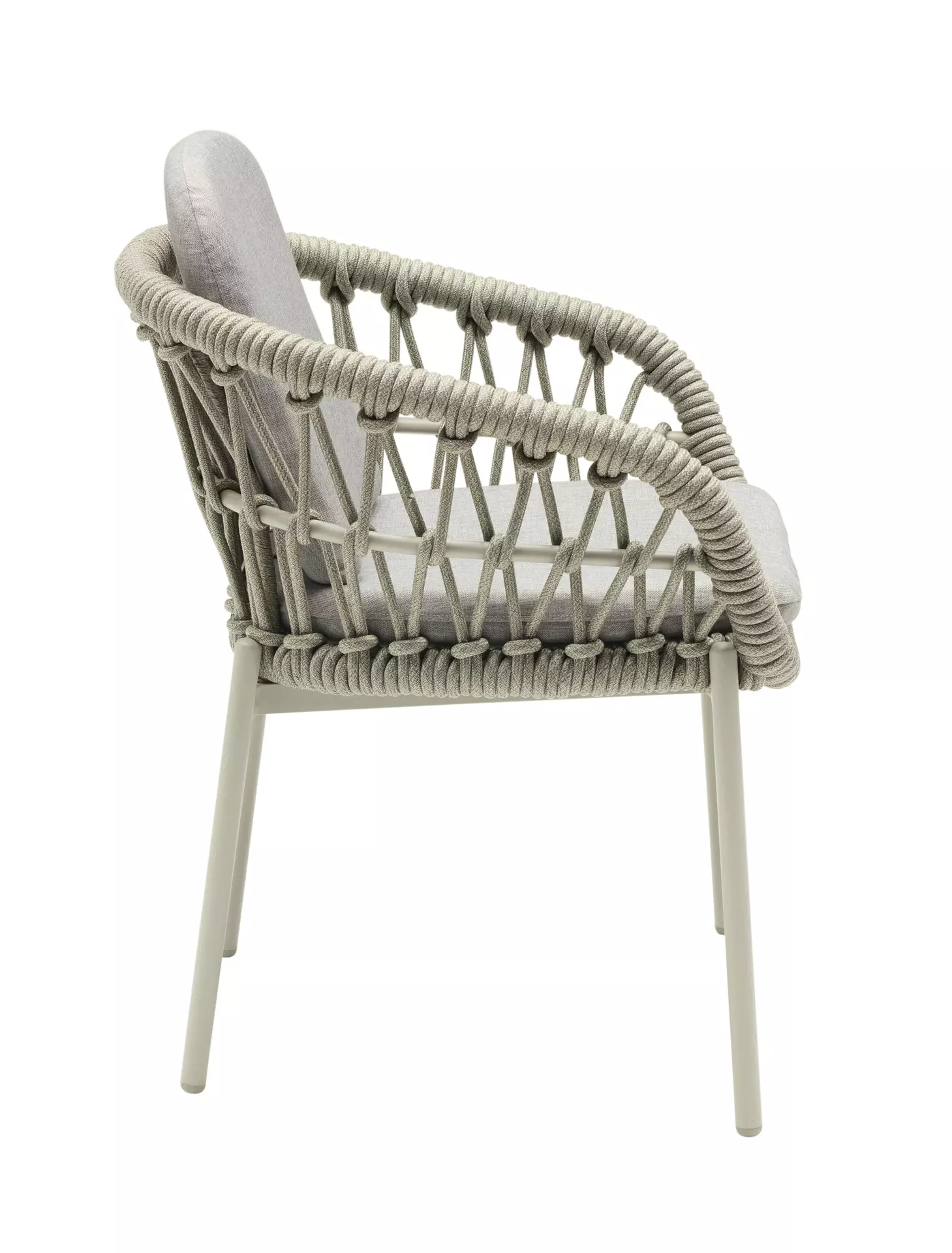 Armlehnstuhl Bari Outdoor Textil 63 x 79 x 62 cm