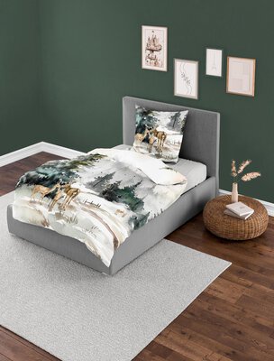 Bild von Satin-Bettwäsche Bierbaum braun