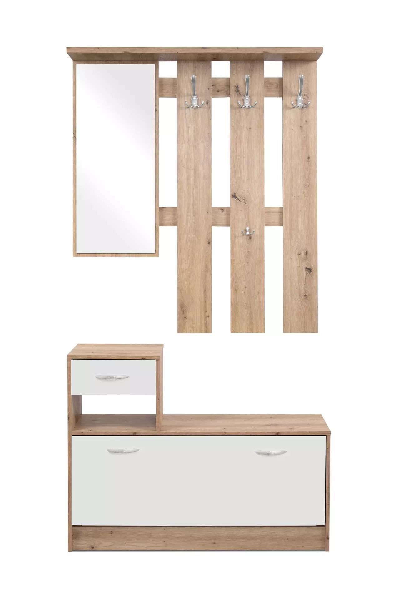Garderobe RUDOLF finori Holzwerkstoff 25 x 180 x 100 cm
