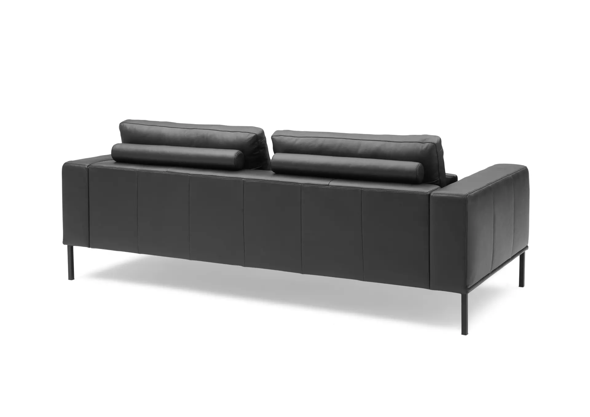 Sofa 2,5-Sitzer JustB! PM100 Musterring Leder 107 x 67 x 202 cm