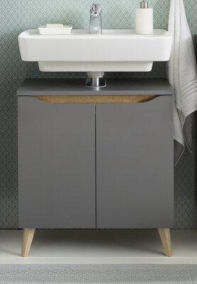 3. Bild von Waschbeckenunterschrank ca. 60 x 53 x 45 cm grau