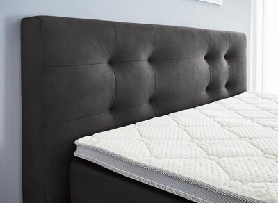 2. Bild von Boxspringbett ca. 200 x 214 x 110 cm Sun Garden grau