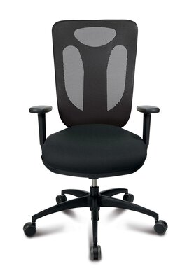 Bild von Drehstuhl Kunststoff schwarz Topstar