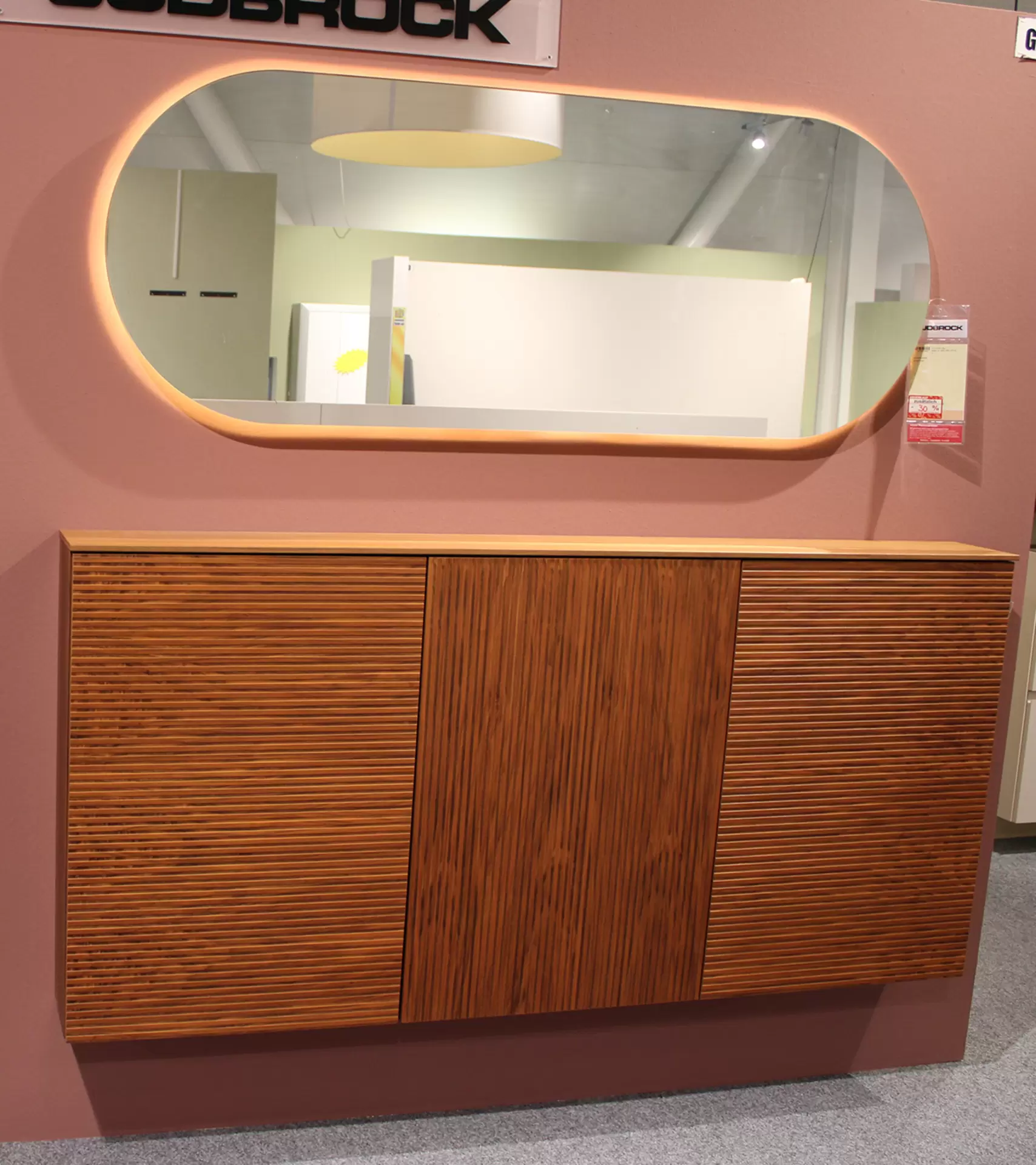 Garderobe TANDO Garderobenspiegel oval