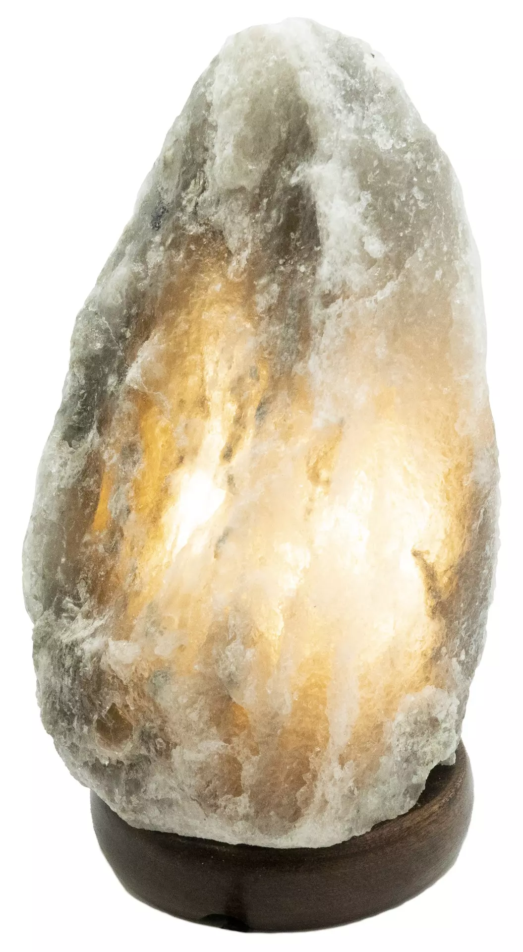 Salzkristall-Leuchte