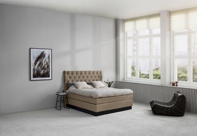 2. Bild von Boxspringbett ca. 200 x 130 x 181 cm Jensen by Hilding Anders beige