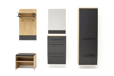 3. Bild von Garderobenbank MONDO Holzwerkstoff