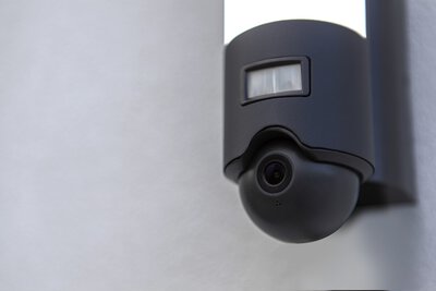 4. Bild von Wand-Aussenleuchte LED App-Steuerung schwarz