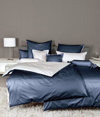 2. Bild von Satin-Bettwäsche Janine Blau