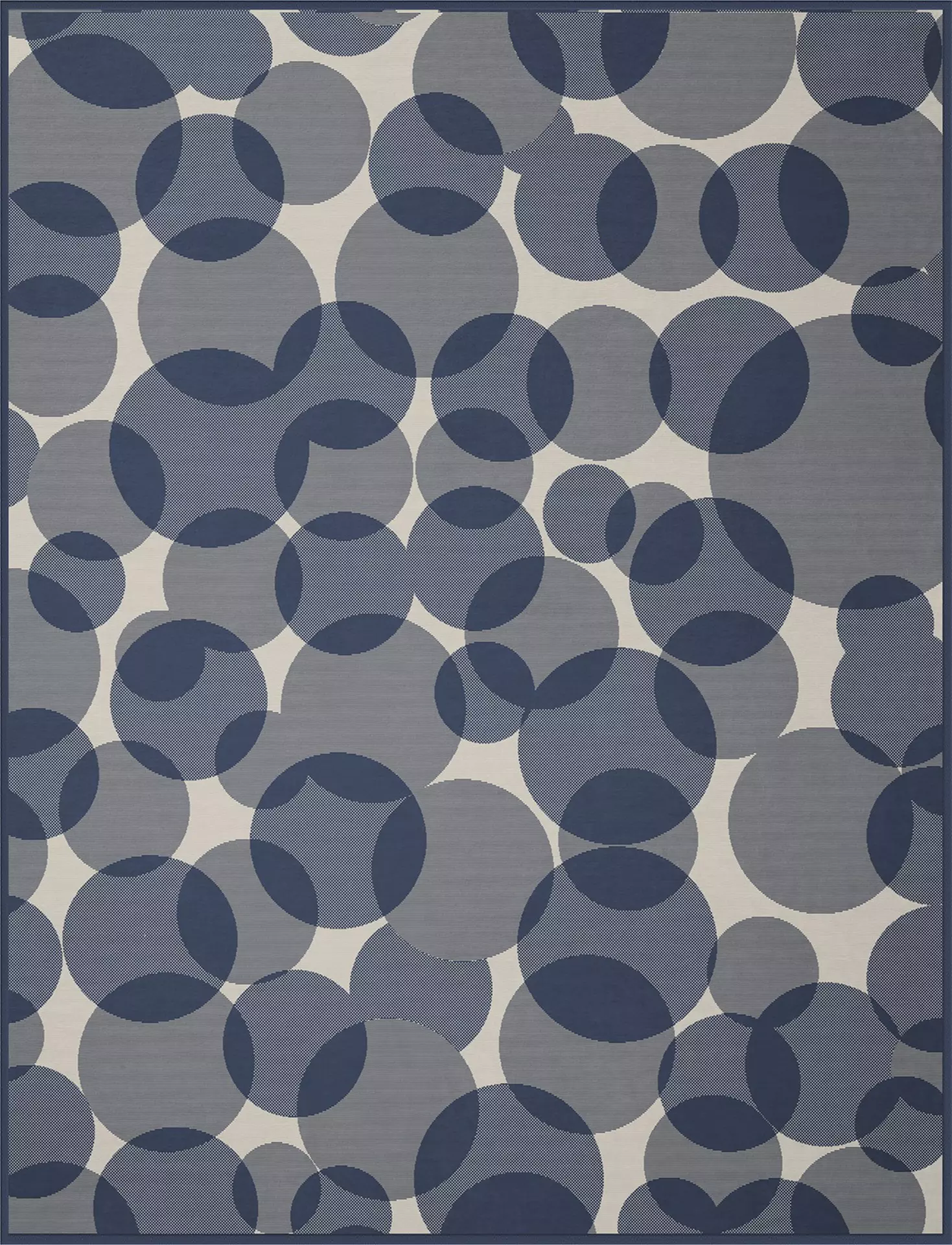 Wohndecke Top Quality Circles BIEDERLACK Textil 150 x 200 cm