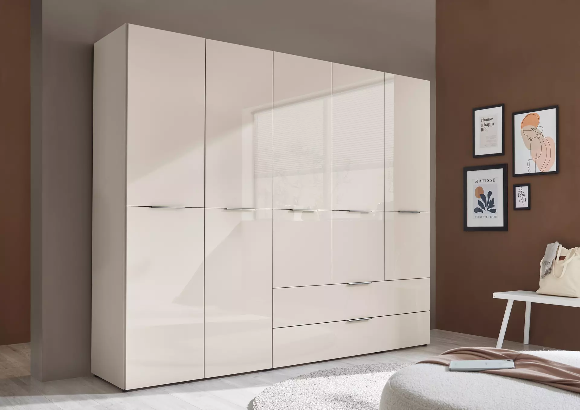 Drehtürenschrank BARI Dreamoro Holzwerkstoff 57 x 212 x 250 cm