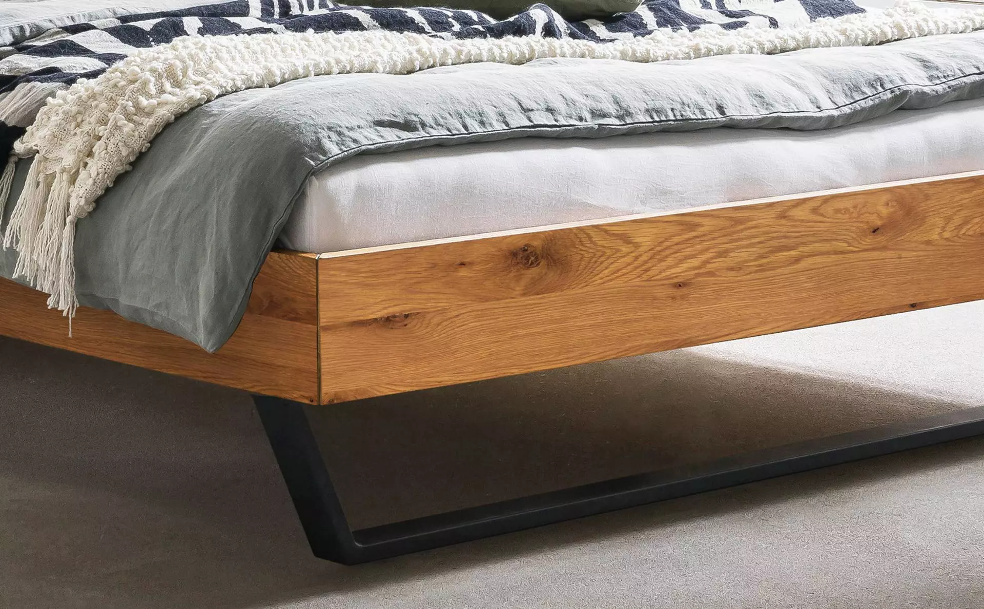 Bett SARIANO Hasena Metall 146 x 85 x 216 cm
