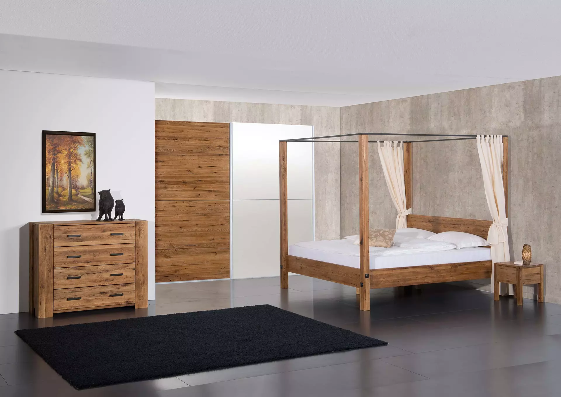 Schwebetürenschrank BOGOTA Modular Holzwerkstoff 67 x 220 x 202 cm