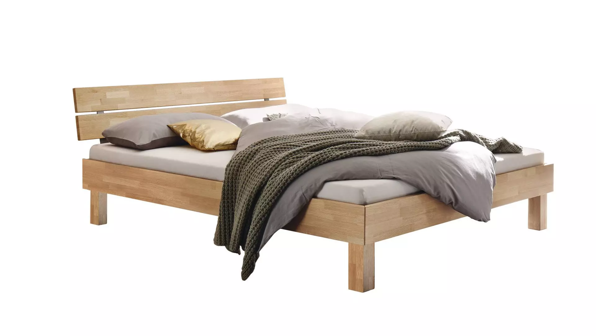 Bett PRATO Hasena Holz 96 x 76 x 214 cm