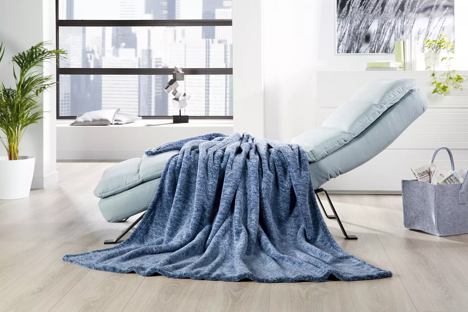 Kuscheldecke Alaska marmoriert Ambiente Trendlife Textil 150 x 200 cm