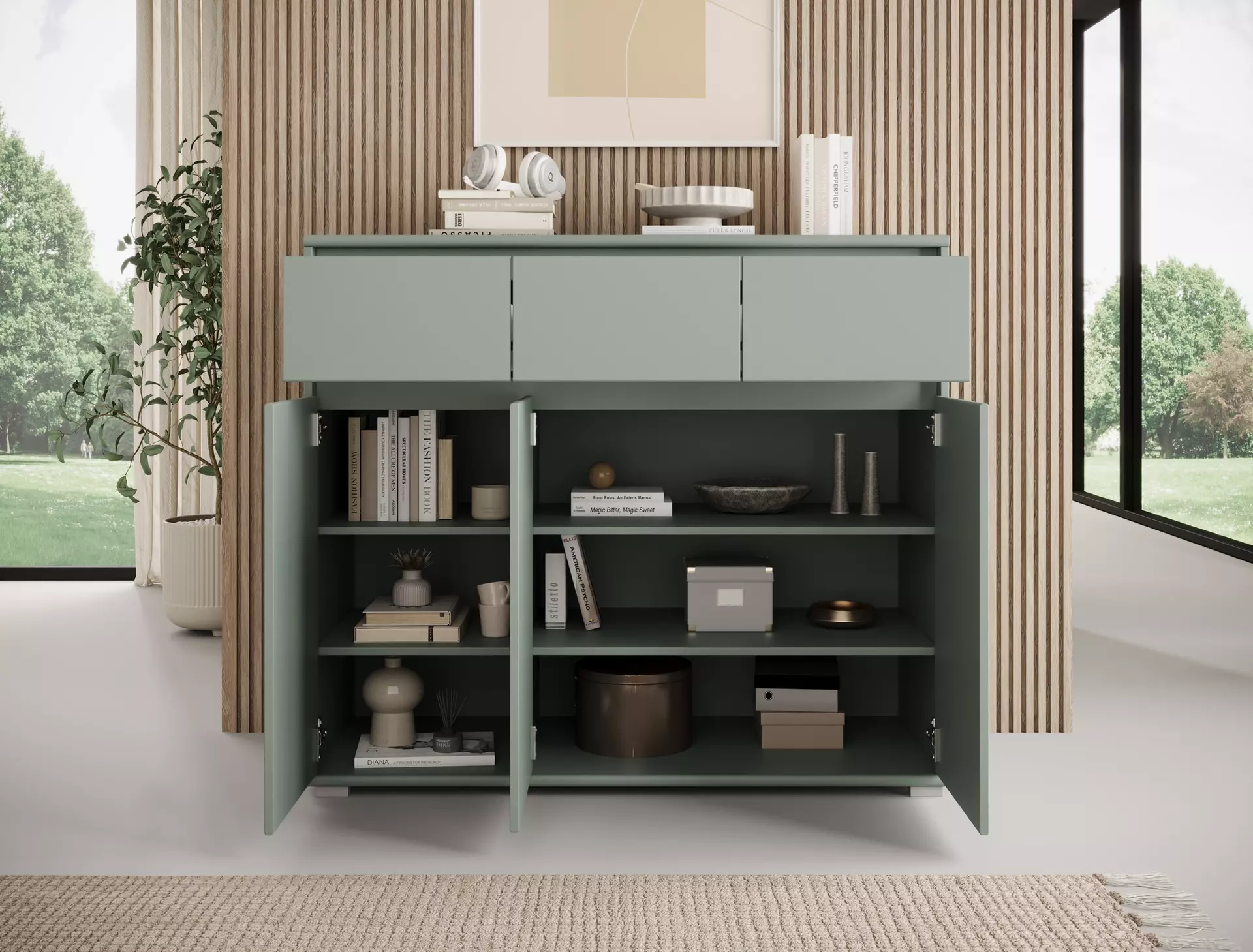 Kommode IKARUS CELECT Holzwerkstoff 48 x 103 x 118 cm