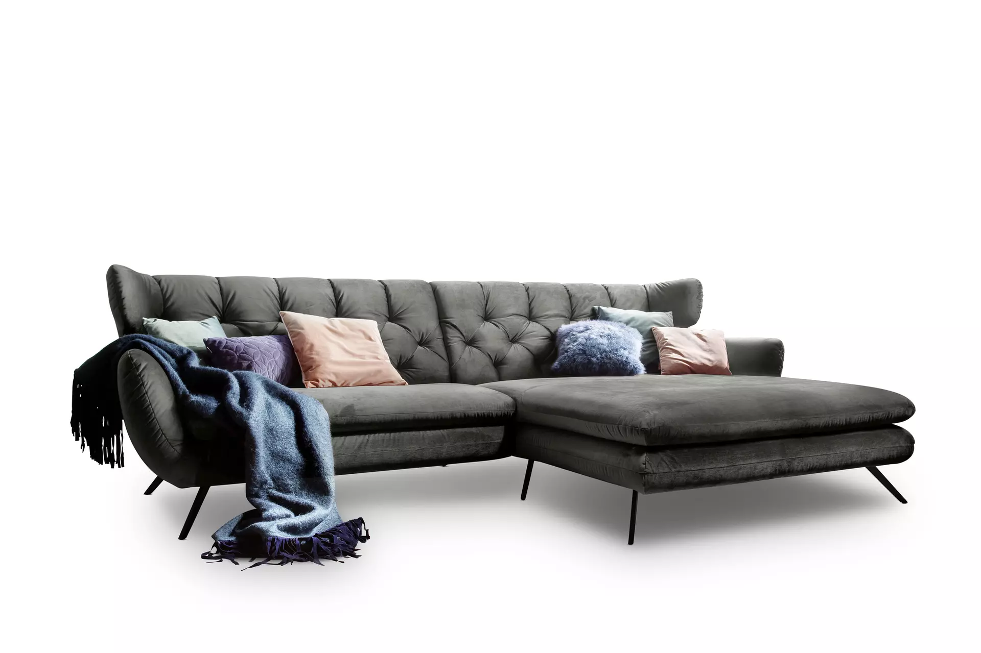 Ecksofa SARNIA LASCONDO Textil 175 x 94 x 300 cm