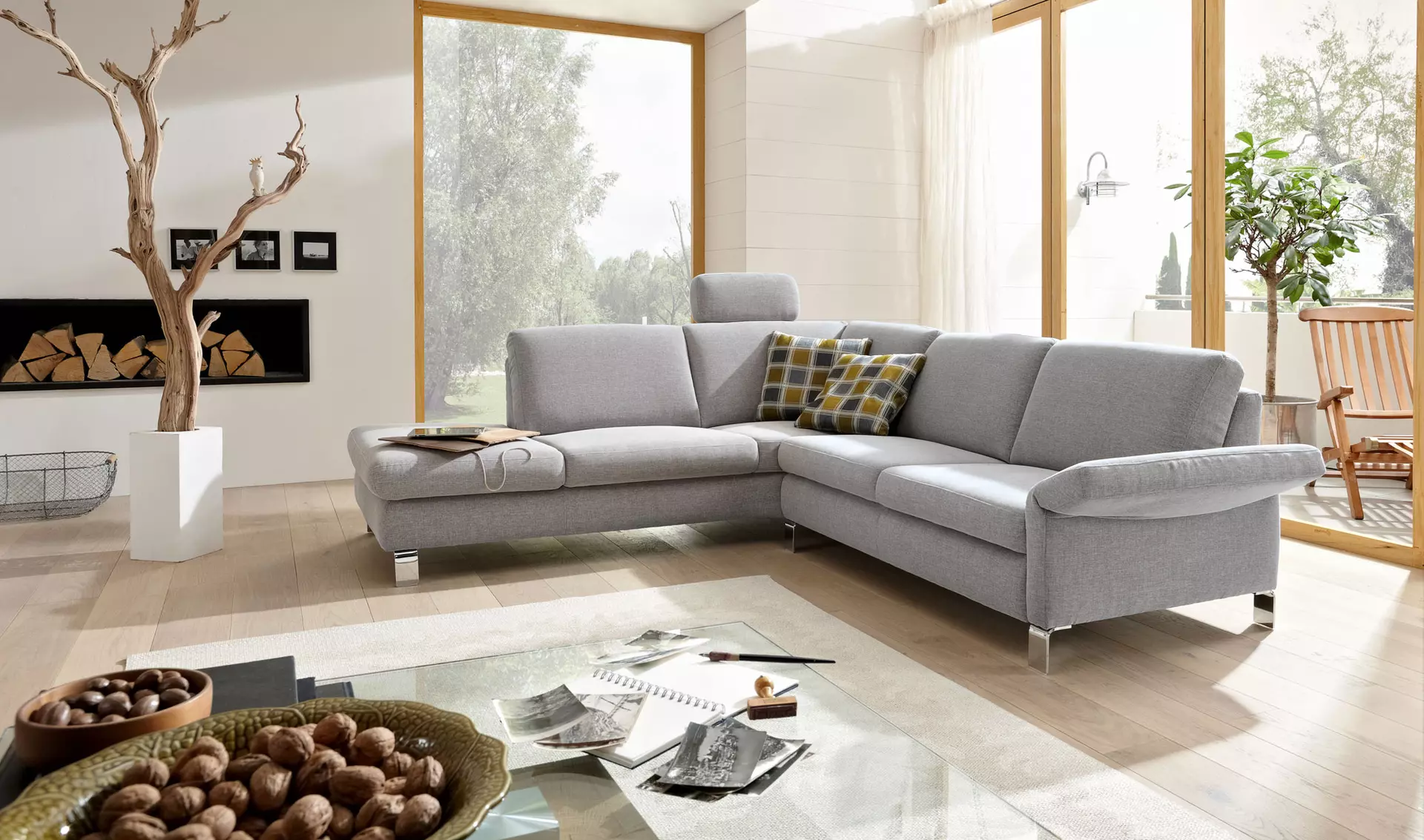 Ecksofa MR 2875 Musterring Textil 254 x 80 x 228 cm