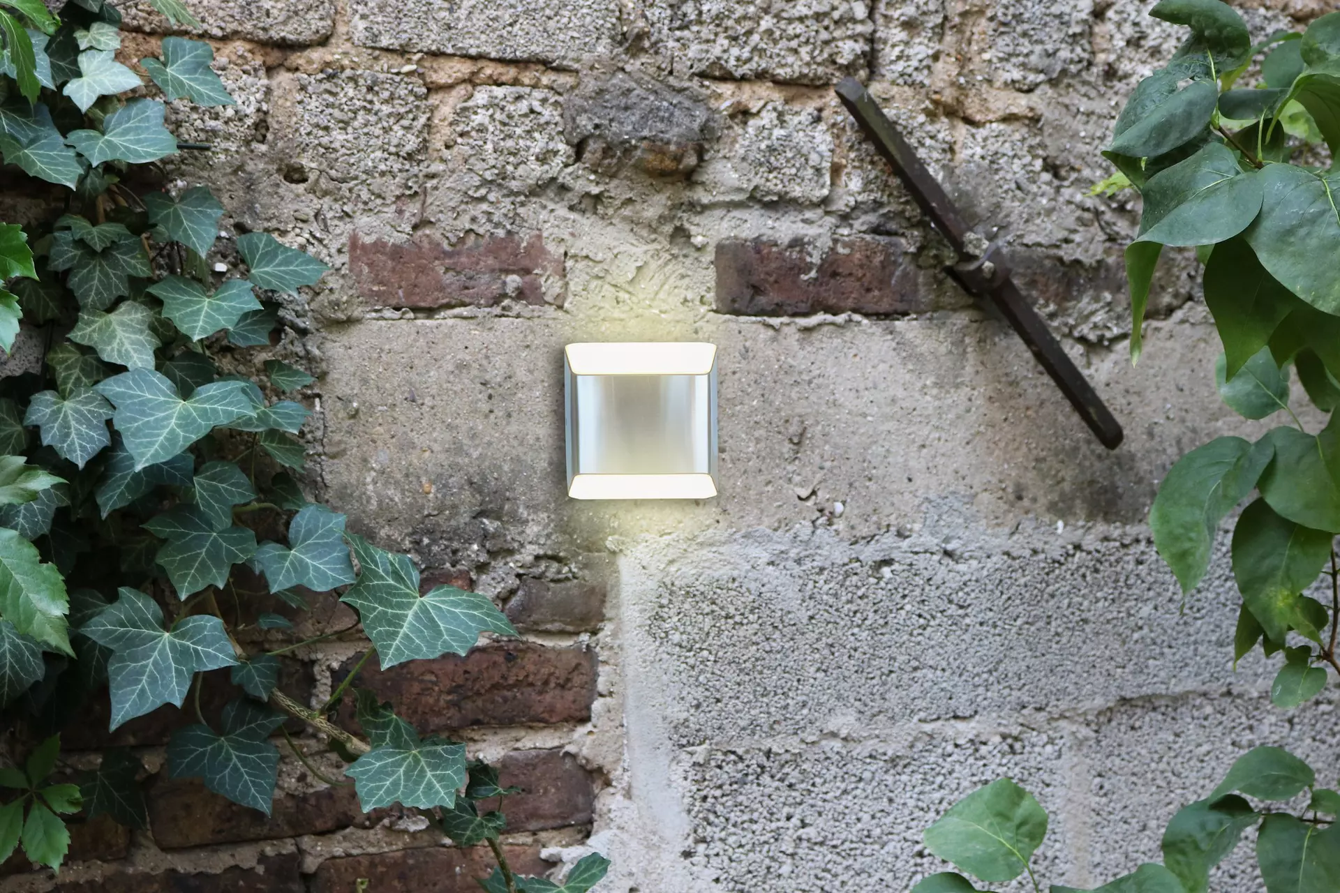 Wand-Aussenleuchte FLOYD Eco-Light Metall 12 x 12 x 4 cm