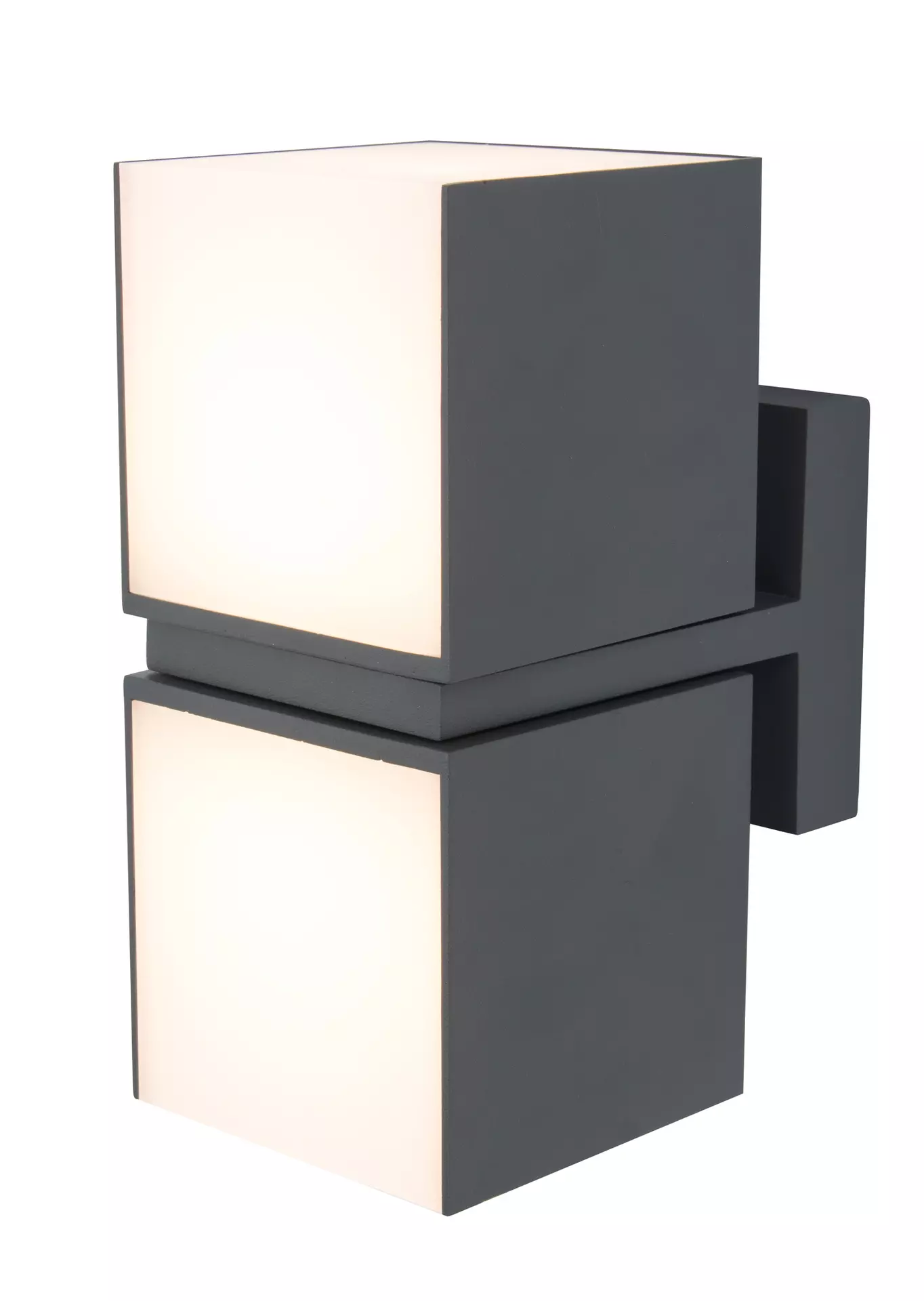 Wand-Aussenleuchte CUBA Eco-Light Metall 15 x 21 x 10 cm