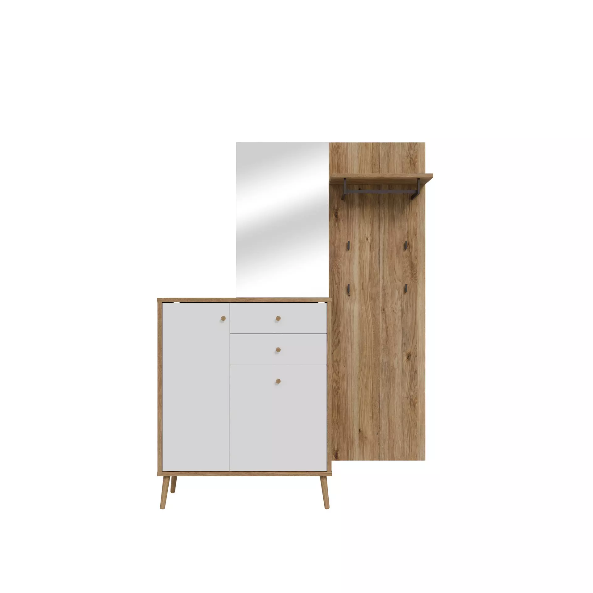 Garderobe WHENUA Forte Holzwerkstoff 41 x 195 x 143 cm