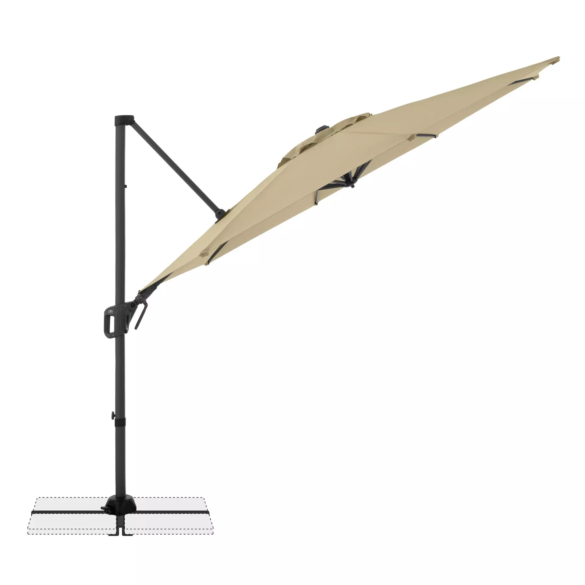 Sonnenschirm Life Side Doppler Textil 36 x 16 x 192 cm