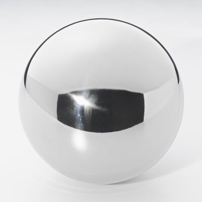 Bild von Dekokugel Metall silber