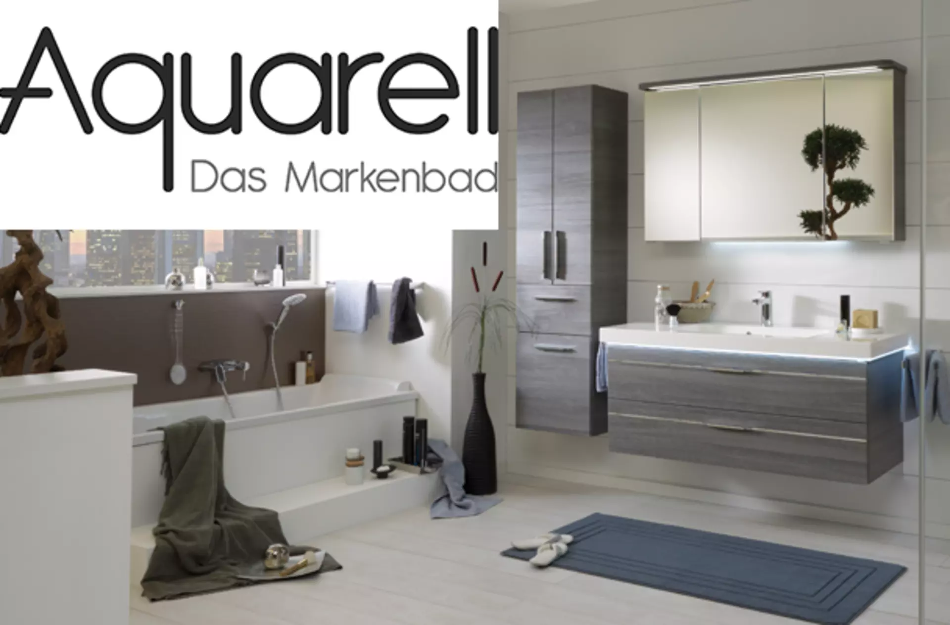 Aquarell Marke Markenseite Bad Badmöbel Hersteller