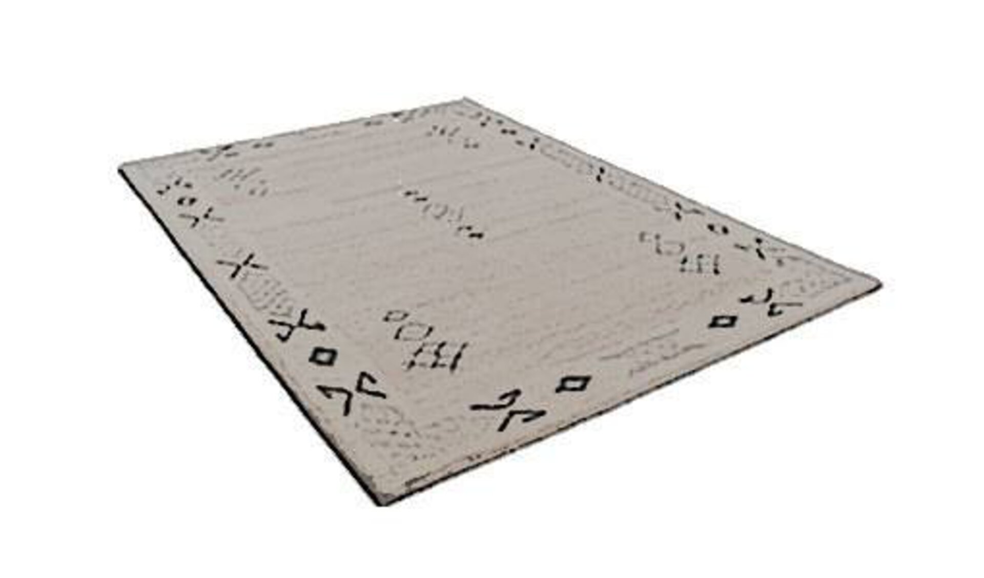 Stilisierter Berberteppich als Synonym für die Kategorie. Auf dem grauen Teppich sind leichte Muster zu erkennen, die typisch für die Berberteppiche sind.
