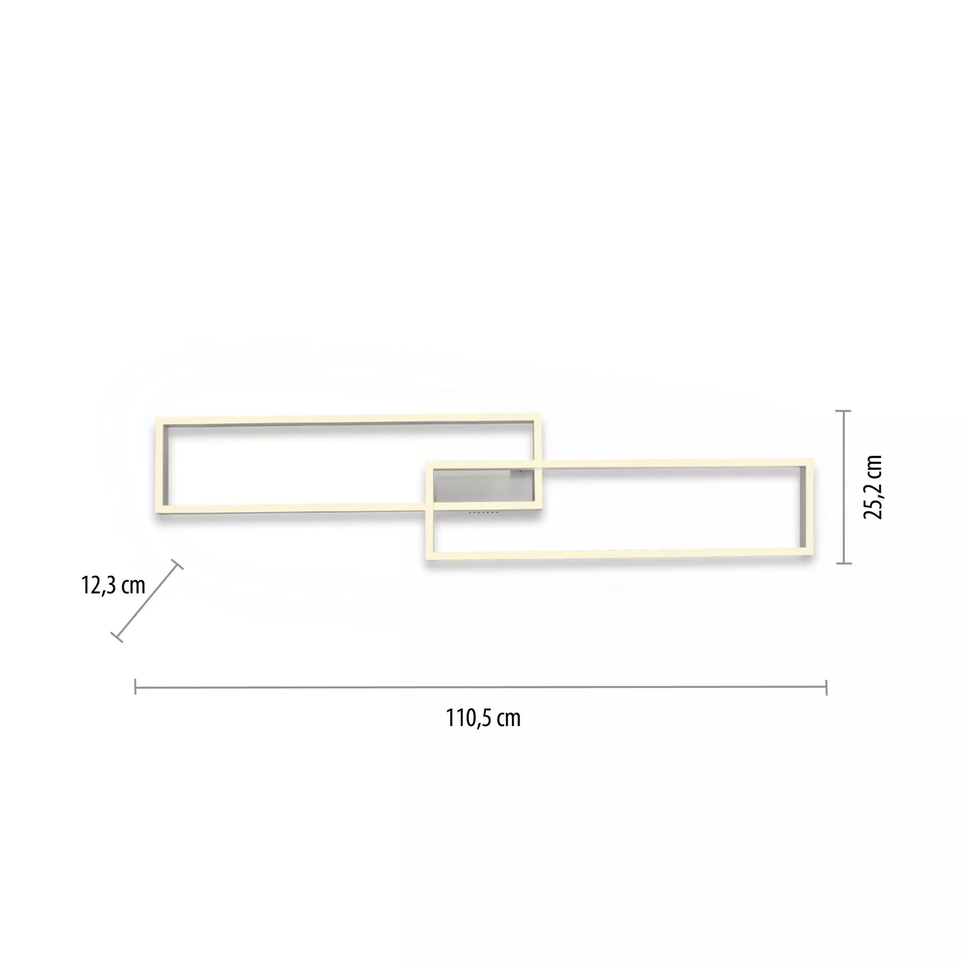 Deckenleuchte PAAN Paul Neuhaus Metall 110 x 10 x 25 cm