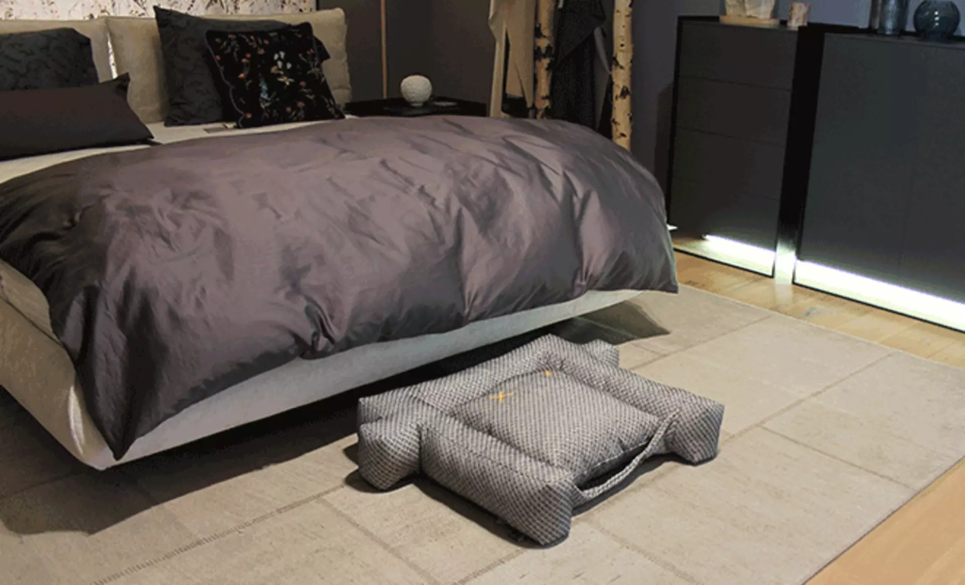 Aus Outdoor Upcycling-Stoffen: Hundekissen von LPJ