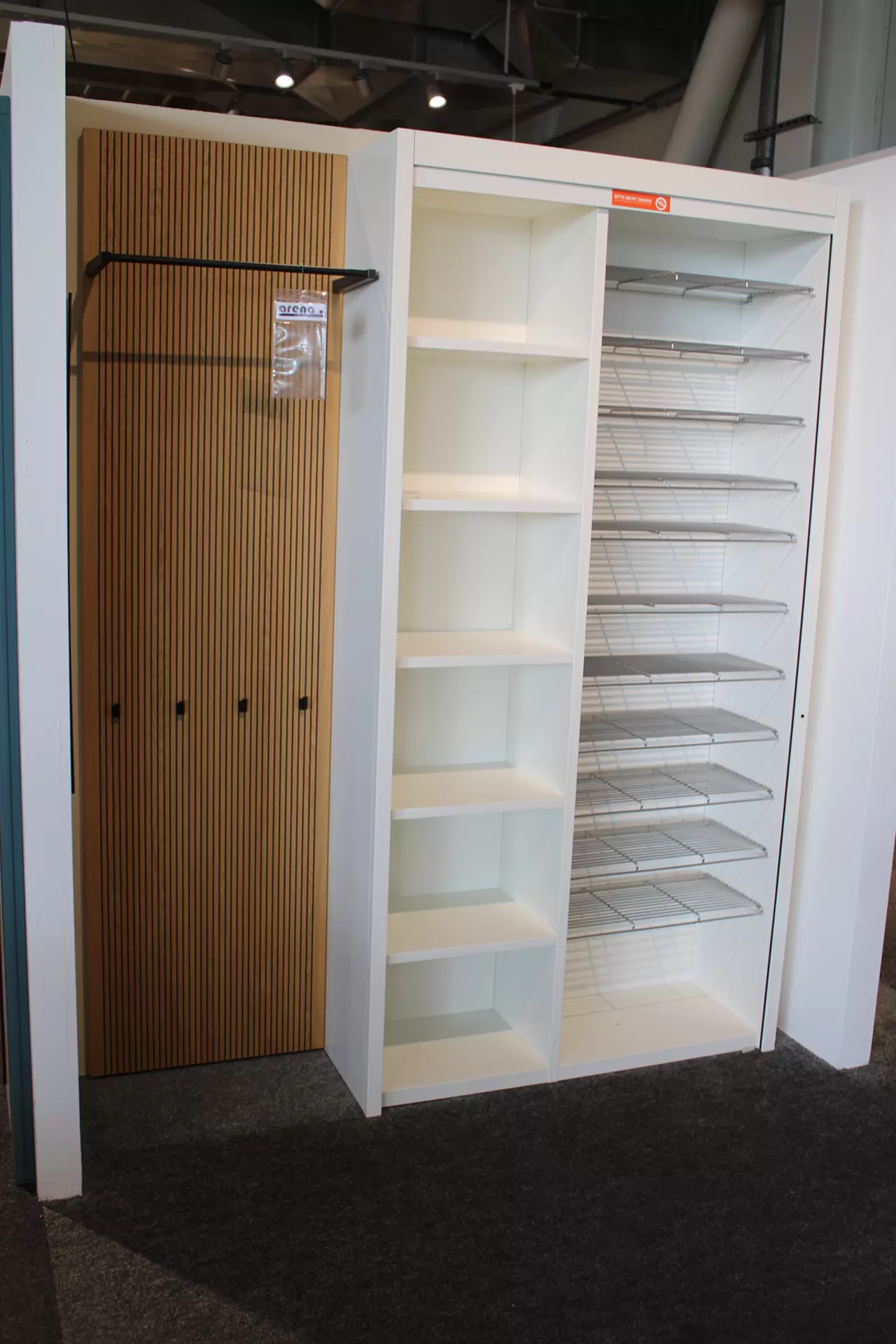 COMFORT CLOSE Kompaktgarderobe Schuh- und Ablageschrank